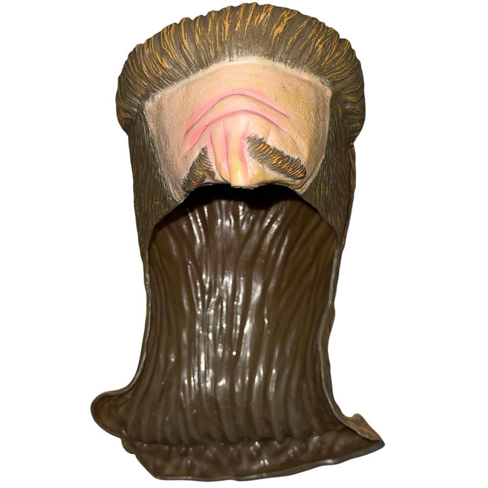 Mullet Hair Rubber Half 1/2 Mask 2002 Cosplay Halloween Costume Redneck Cartoon